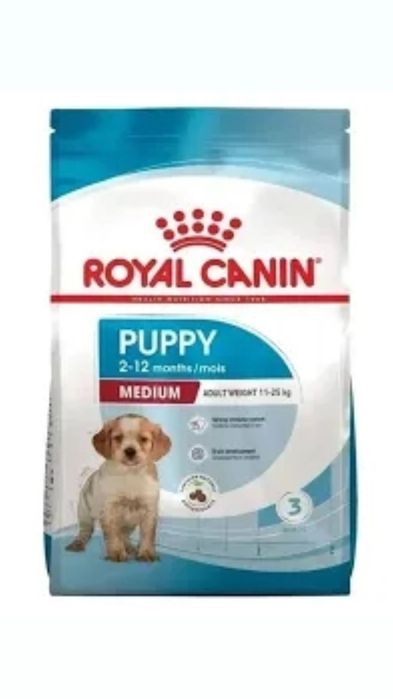 Роял Канін 15+5кг Royal Canin Medium Puppy  Сухий корм для цуценят сер