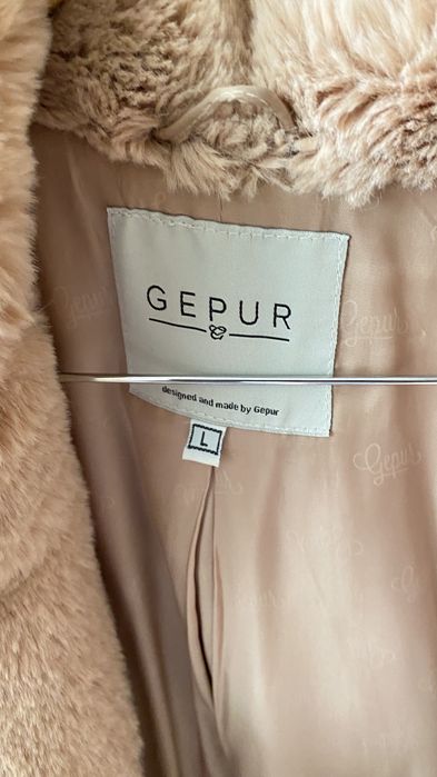 Шуба із штучного хутра Gepur. L
