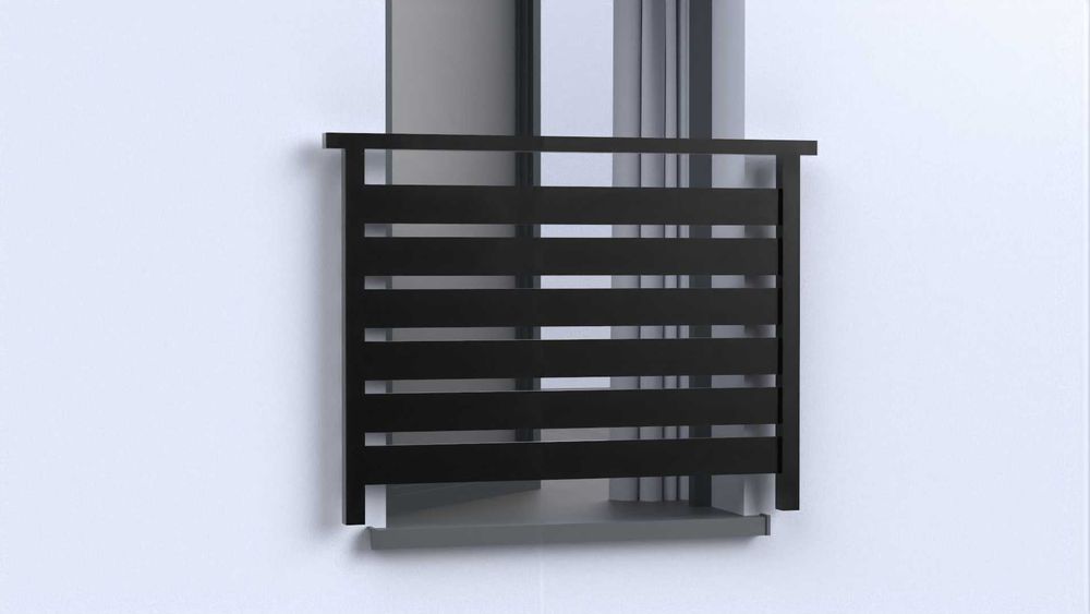 Balkon francuski aluminiowy – producent | RAL | Na wymiar Balustrada