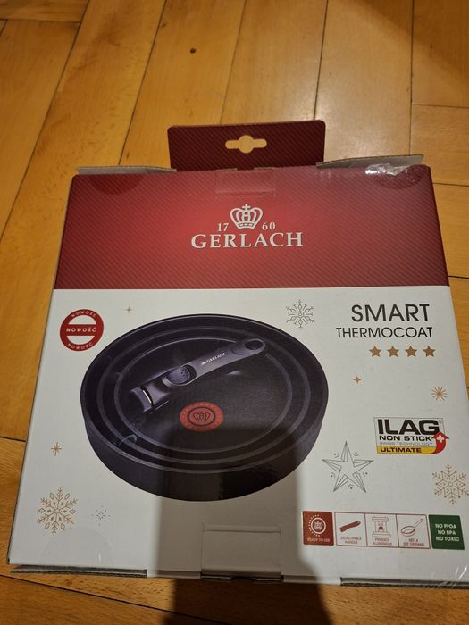 Zestaw 3 patelni Gerlach z odpinana rączką