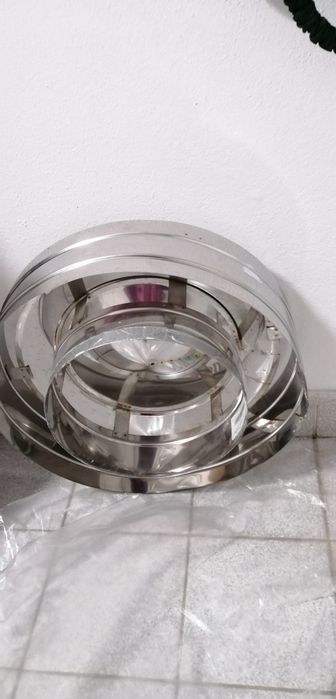 Chapéu chaminé inox e extrator WC