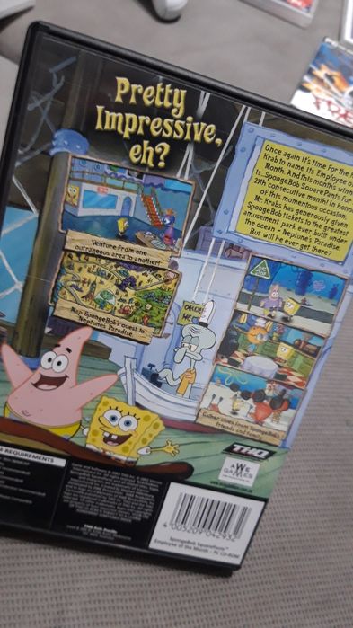 Gra na PC Spongebob.
