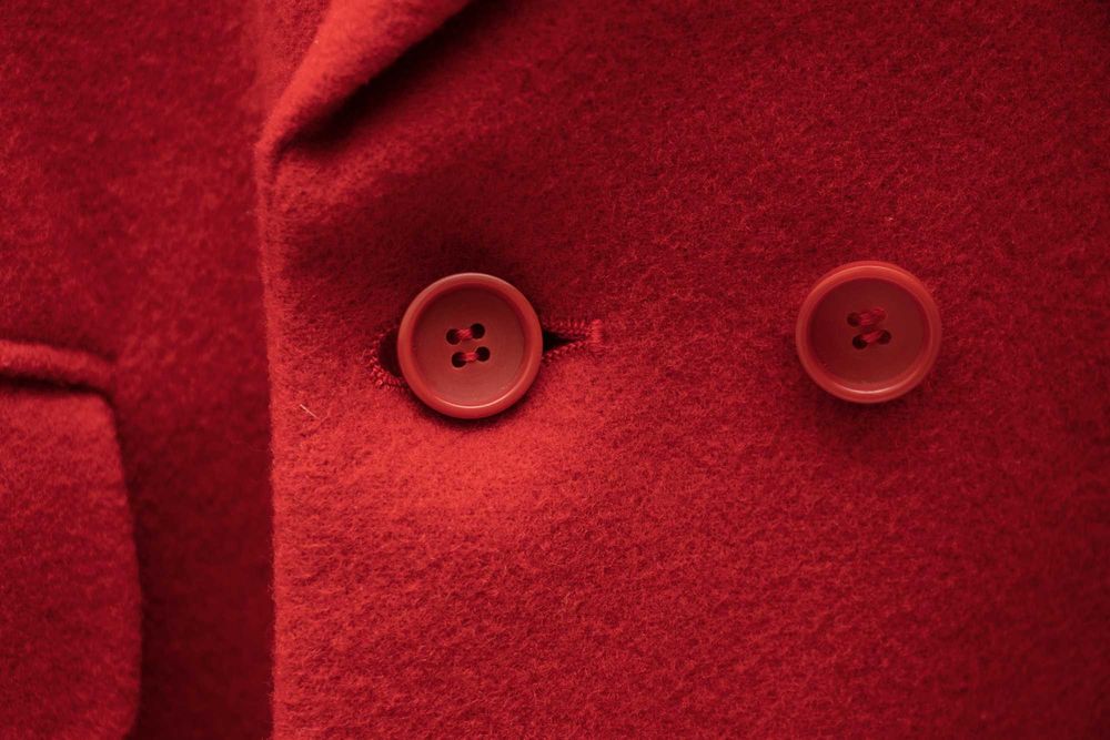 Casaco/blazer de inverno vermelho da Dalmata