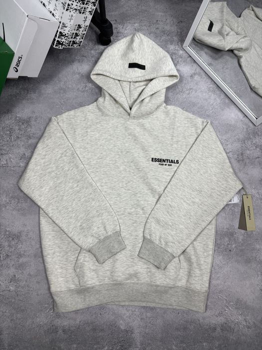 ТОП ЯКІСТЬ 1:1 Худі Essentials / Худи Есеншл / S,M,L,XL / В чорному та сірому кольорі