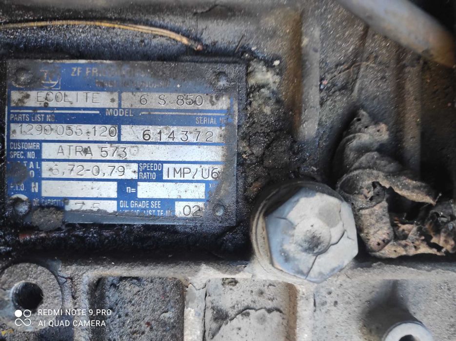 Daf Man skrzynia biegów 6S850 gwarancja 6 biegów 6S 850