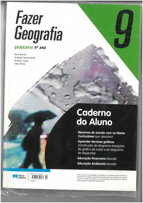 Caderno de Atividades 9.ºano: Geografia, História e Ciências Naturais