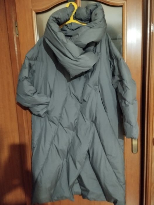 Пуховик Натуральний пух.Жіночій ,оверсайз, стильнийз