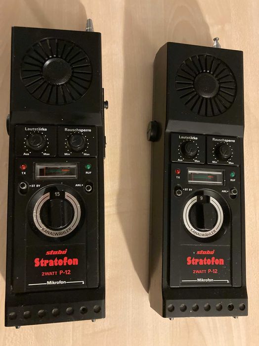 Stabo Stratofon P 12 CB Radio Krotkofalówka 2szt. lata 70-te