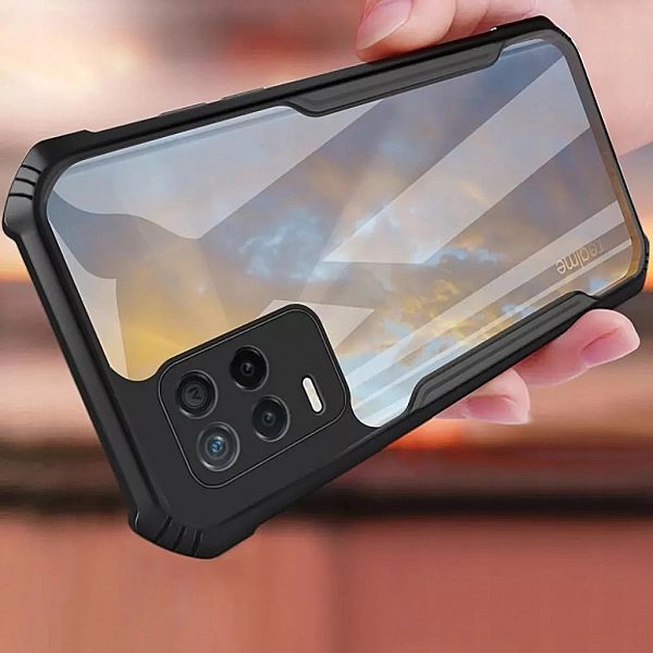 Etui Case Beetle Czarna Ramka do Realme 8 / 8 Pro
