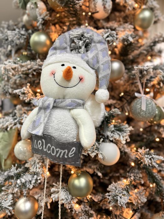 Enfeite Natal Boneco de Neve - como novo