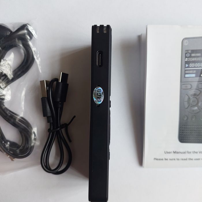 Диктофон новый 64 гб металл