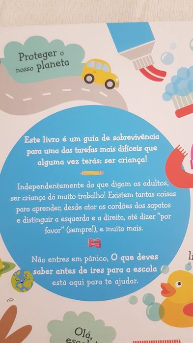 Livro: O que deves saber antes de ires para a escola - Porto editora