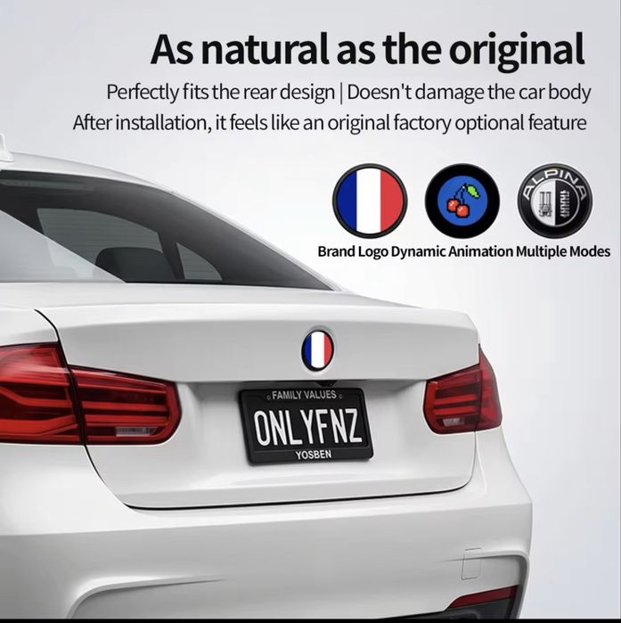 BMW smart znaczek led82mm