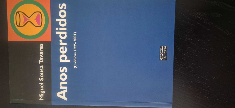 Livro "Anos perdidos" de Miguel Sousa Tavares