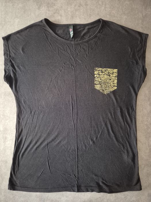 T-shirt czarny L