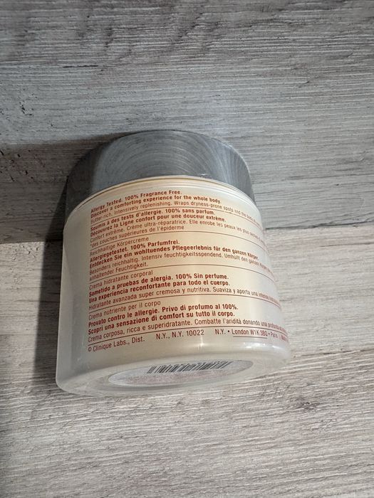 intensywnie nawilżające masło do ciała Clinique Deep Comfort Body