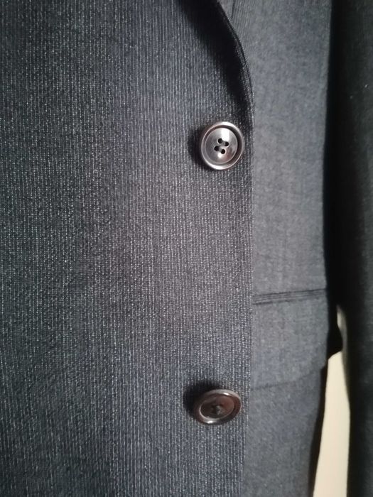 Blazer Cinzento Hugo Boss Lã e Cashmere 50 Perfeito