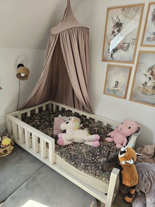 Łóżko + materac 80x160 cm