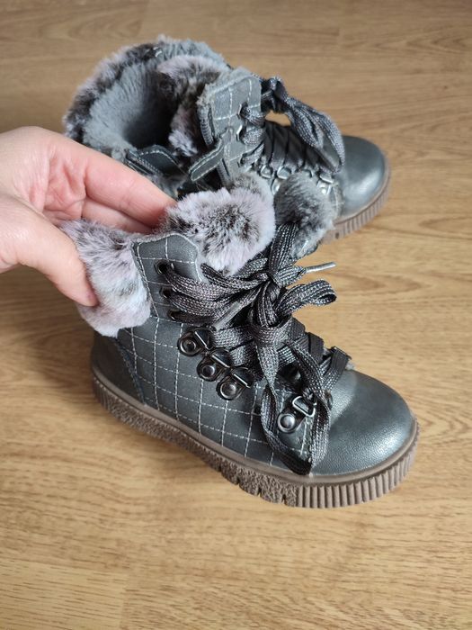 Buty zimowe botki traperki dziewczęce r.26
