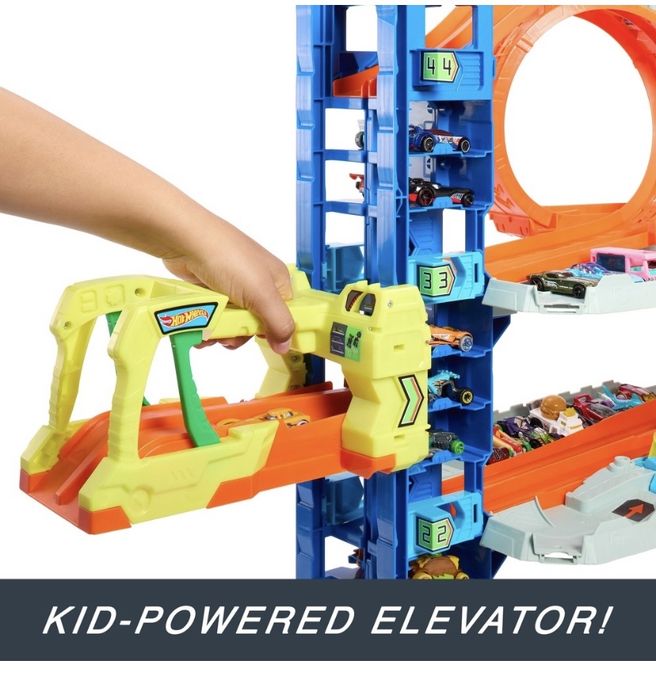 Hot Wheels City Let's Race Garage Playset мегагараж Легенданий гараж