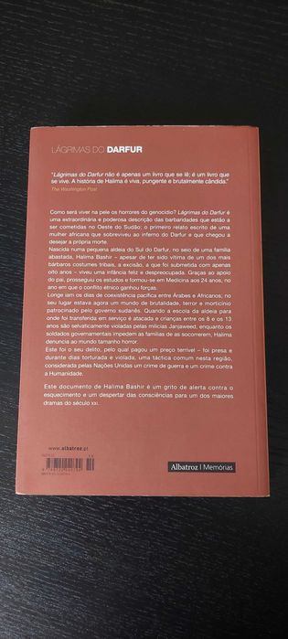 Livro "Lágrimas de Darfur"