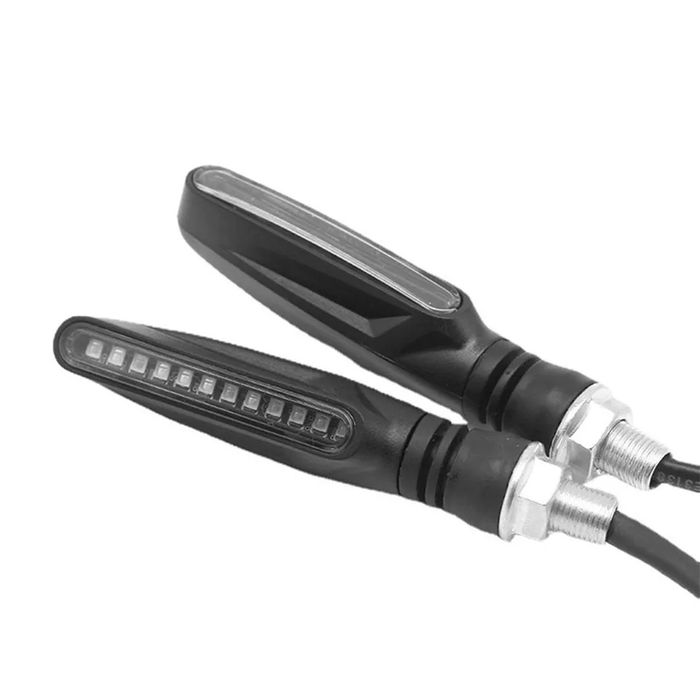 Par de piscas de mota led