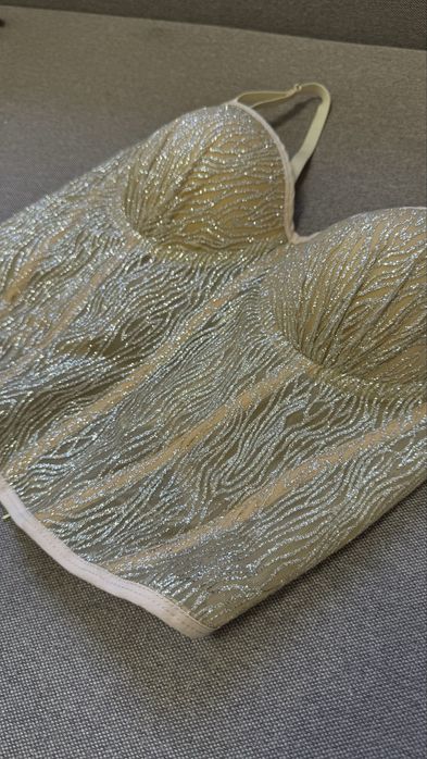 Корсет з блискітками