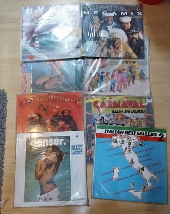 Lote de 8 discos de vinil Lp
