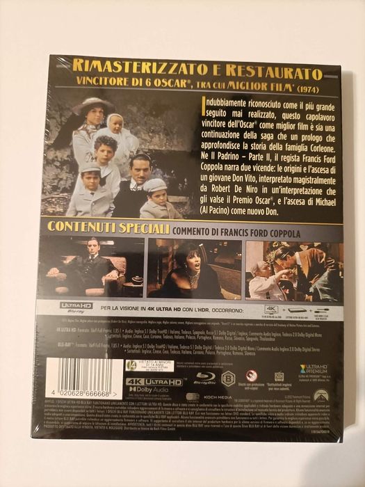 Ojciec Chrzestny II (Il Padrino Parte II) 4K UHD + Blu-ray – folia, PL napisy