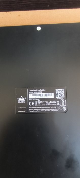 Графический планшет Huion WH 1409 v2