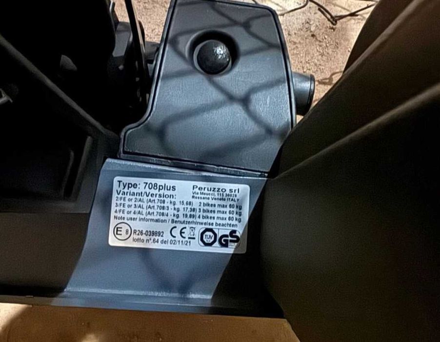 Bagażnik na rower peruzzo 708 plus