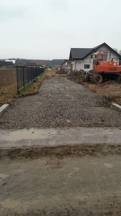Usługi koparką kołową 12t