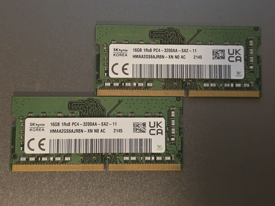 Memoria Ram SK hynix DDR4 16GB 3200MHz SODIMM - 4A9