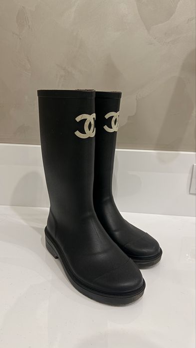 Kalosze chanel 38 -38,5 rozmiar