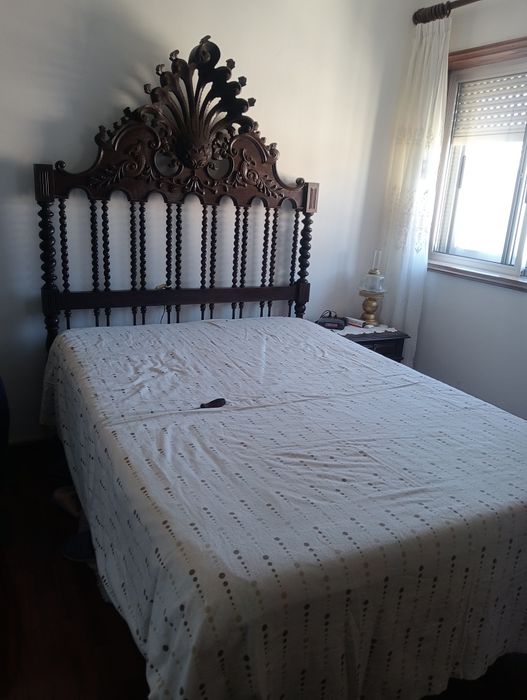 Conjunto mobília quarto madeira maciça