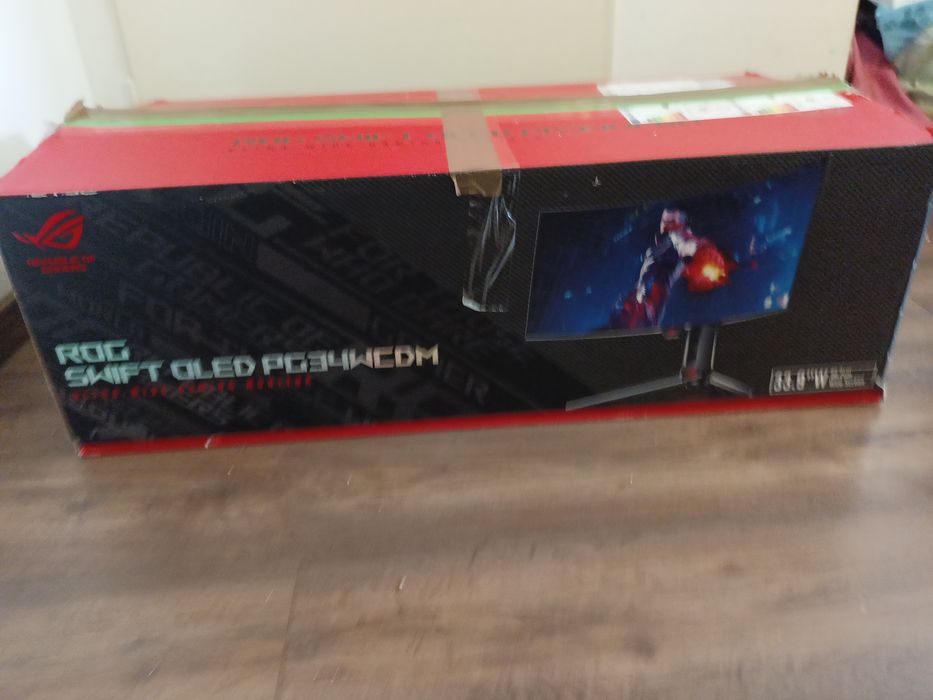 Monitor ROG swift OLED pg34wcdm 33.9" zakrzywiony