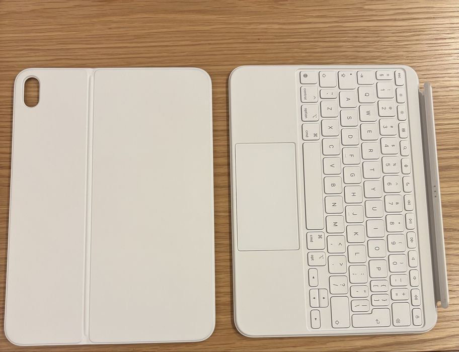 iPad Magic Keyboard Folio ホワイト Apple Magic Keyboard Folio: Odłączana klawiatura do iPada i