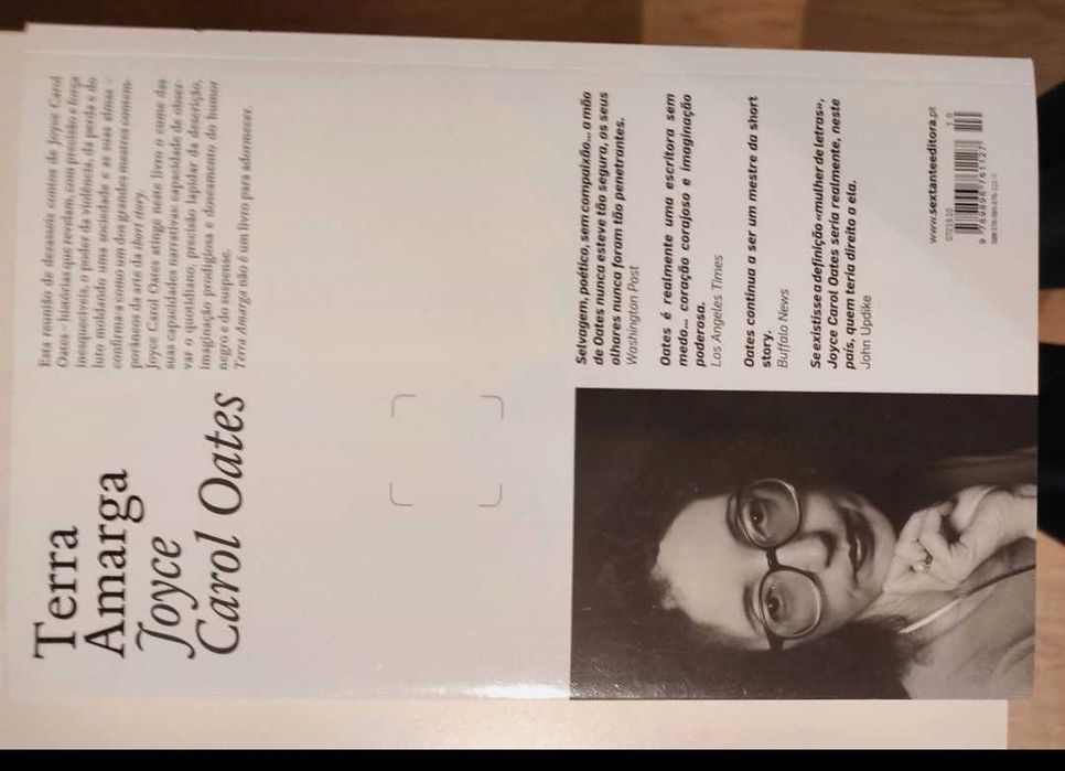 Joyce Carol Oates Terra Amarga (Novo-PORTES INCLUIDOS)