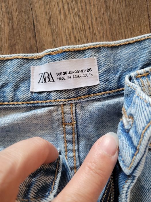 Spodenki jeansowe szorty Zara