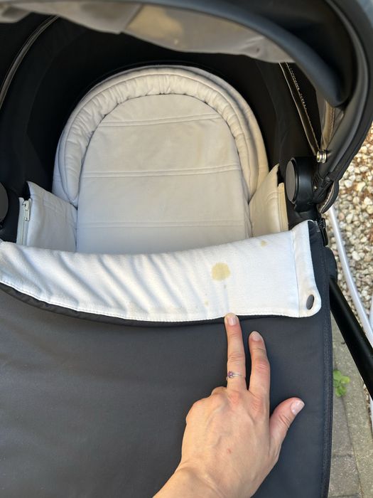 Cybex Mios 2 w 1 czarny gondola, spacerówka, parasolka