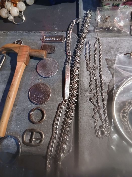 Vários artigos em prata