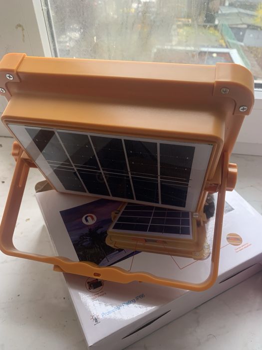 Solar Led light D8 12000 mAH мощный фонарь с повербанком