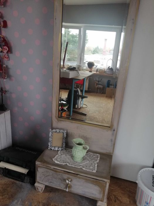 Stare Lustro kryształowe