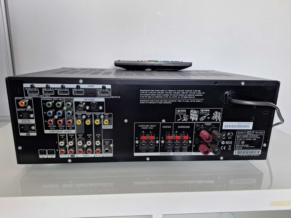 Amplituner, wzmacniacz Sony STR-DH520 7.1 czarny z pilotem 5 HDMI