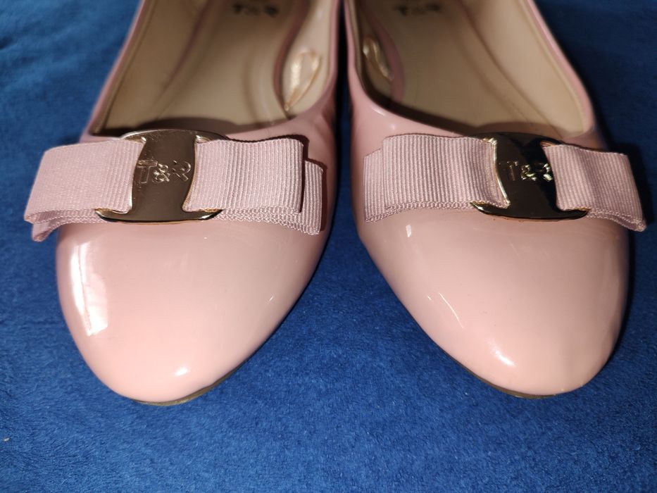 Baleriny różowe Tom&Rose rozmiar 40
