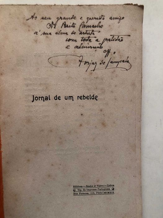 Jornal de um Rebelde - Albino Forjaz de Sampaio