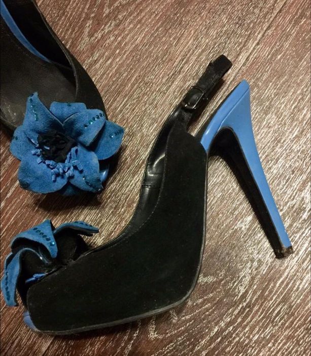 Босоножки замш