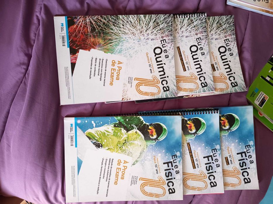 Livros de física e química 10 e 11
