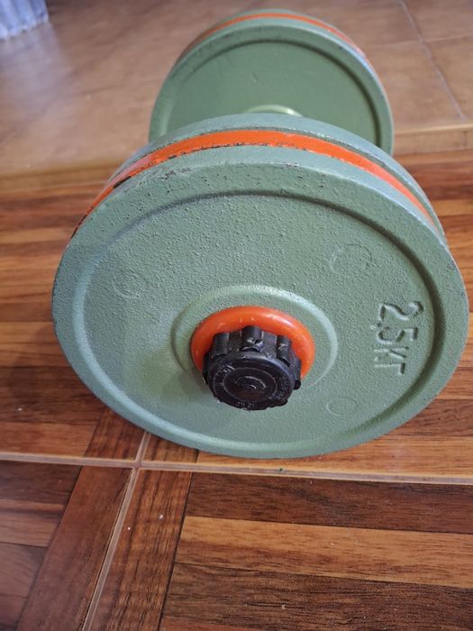 Гантели  наборные  металлические