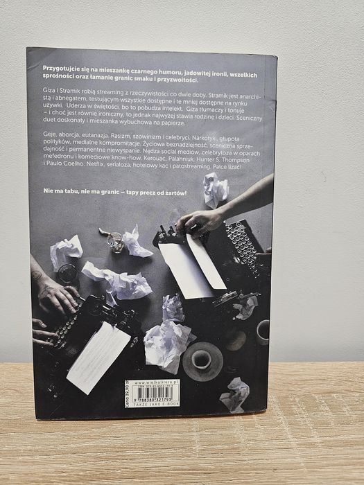 Nowa książka - Łapy precz od żartów. Abelard Giza, Jacek Stramik.